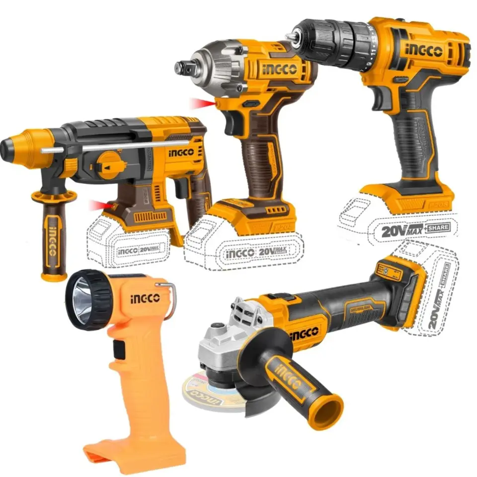 İNGCO CKLI 2019 AKÜLÜ KOMBO SET 5Lİ(30 PARÇA AK.)