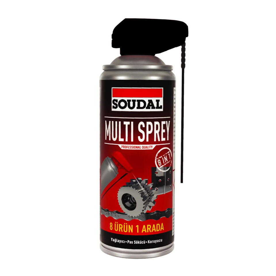 SOUDAL PAS SÖKÜCÜ VE YAĞLAYICI MULTİ SPREY 400 ML