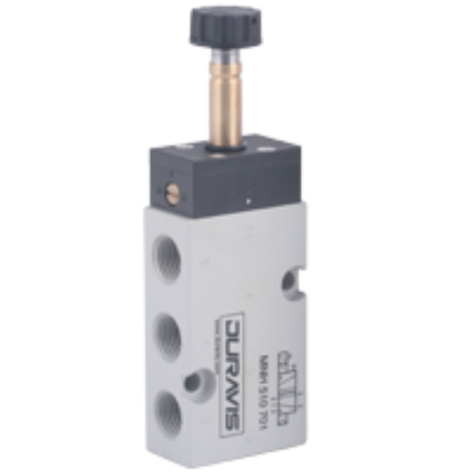 MNH-510 701 5/2 Yollu Tek Bobinli Solenoid, Yay-Geri Dönüşlü Namur Valf